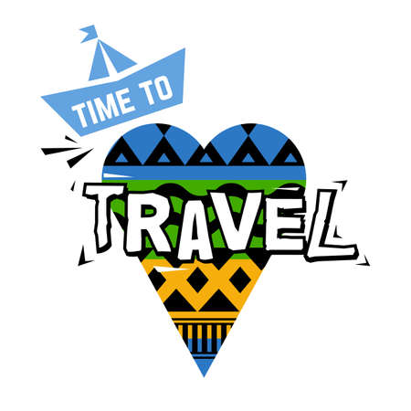 Time to travel icon isolated on whiteのイラスト素材
