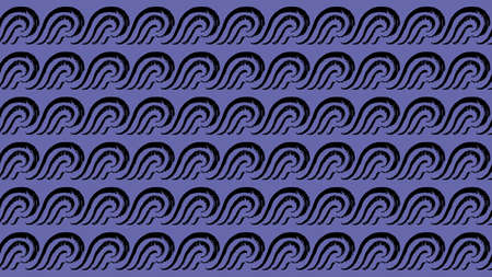 Wave seamless pattern. Japan wave on Very Peri