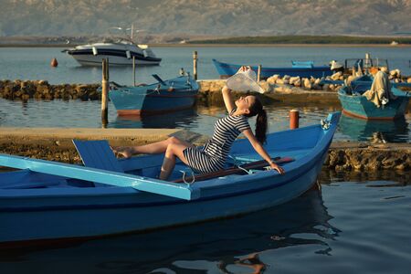 summer sea beauty girl
