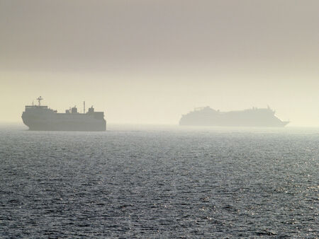 Shadow shipの写真素材