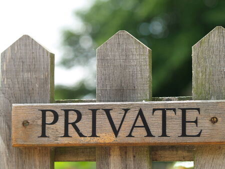 Private gardenの写真素材