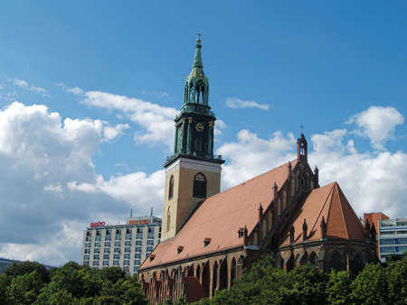 church in Berlin Mitteの写真素材