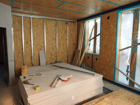 built a new houseの写真素材