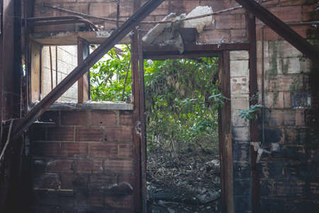 Urbex, old abandoned steel factory, Belgiumの写真素材