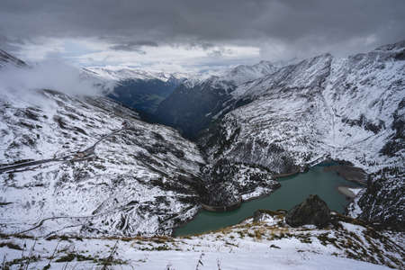 nice panorama view in the Alps of Austri, Hohe Tauern.の写真素材