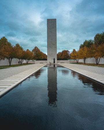 Magraten American war cemetery, Limburg Netherlands, 22 October 2020のeditorial素材