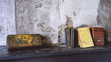 Urbex, An old abandoned house in Belgium.の写真素材