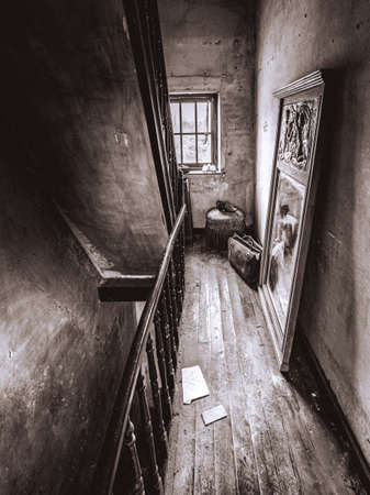 Urbex, An old abandoned house in Belgium.の写真素材