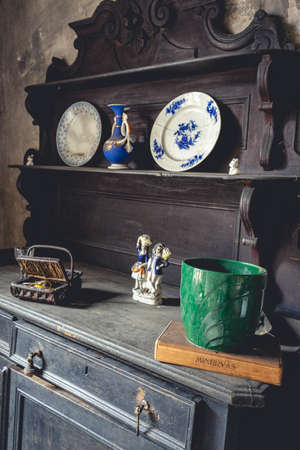 Urbex, An old abandoned house in Belgium.の写真素材