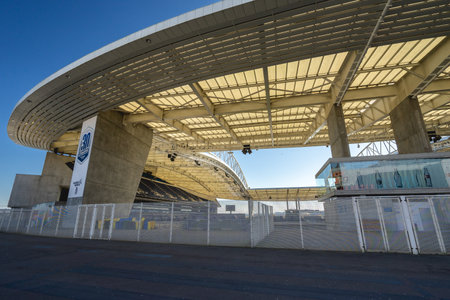 Football stadium or FC Porto. Port Portugal. February 10, 2023.のeditorial素材