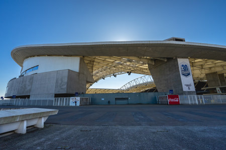Football stadium or FC Porto. Port Portugal. February 10, 2023.のeditorial素材