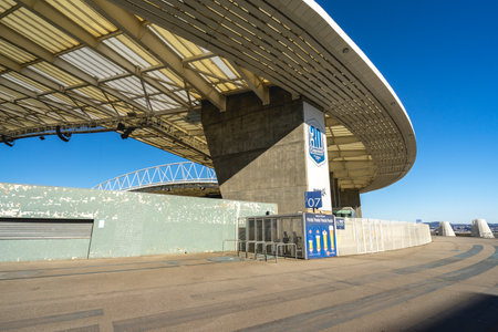 Football stadium or FC Porto. Port Portugal. February 10, 2023.のeditorial素材