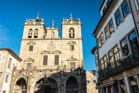 The cathadral of Braga, Portugal February 9, 2023のeditorial素材