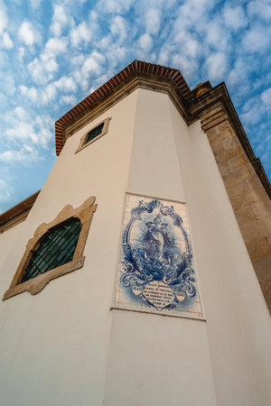 Catholic Church Santa Marinha in Vila nova de Gaia, Portugal.の写真素材