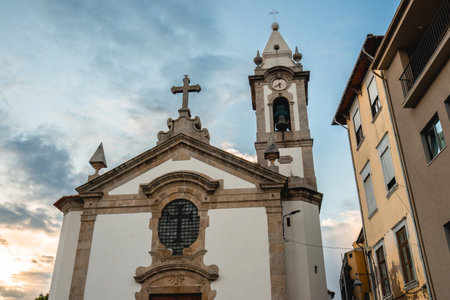 Catholic Church Santa Marinha in Vila nova de Gaia, Portugal.の写真素材