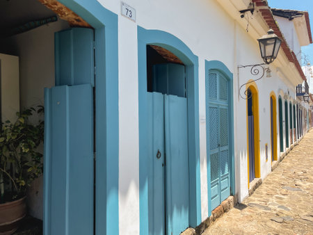 Jan 7, 2025. The old Historic center of Paraty, RJ, Brazil.の写真素材