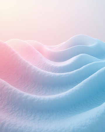 AI generated images of abstract winter colorsの素材