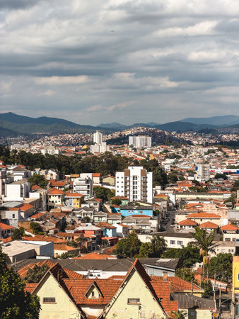 Skyline of the North part of Sao Paulo. Tucuruvi, Sao Paulo, Brazil. November 25, 2025.のeditorial素材