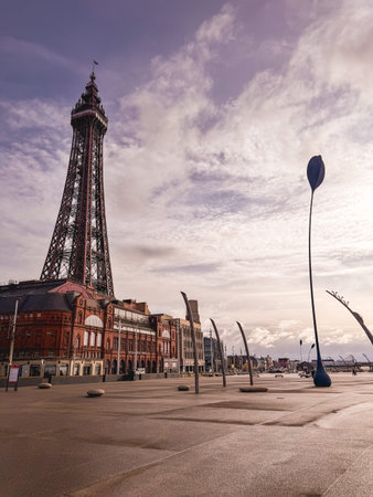 Februari 13, 2026. The Blackpool Tower in Blackpool, UK.