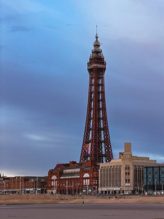 Februari 13, 2026. The Blackpool Tower in Blackpool, UK.