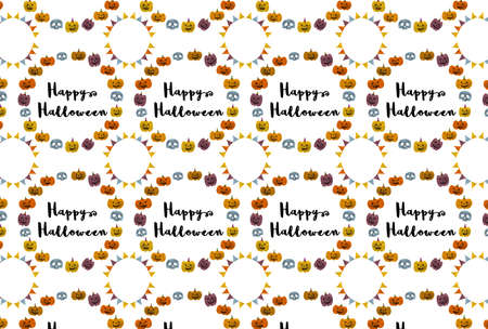 Halloween pattern background.の写真素材