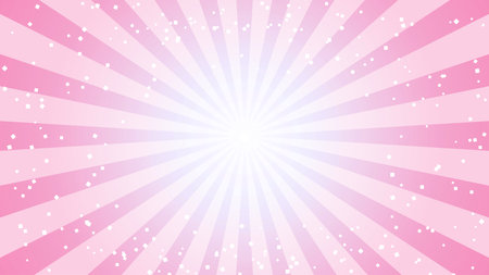 Glittering pink radiation Background illustration.のイラスト素材