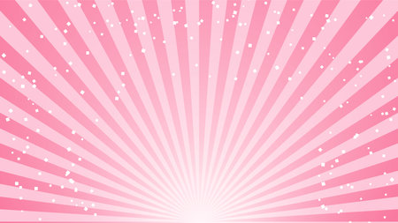 Glittering pink radiation Background illustration.のイラスト素材
