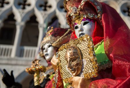 Carnival Mask in Veniceの写真素材