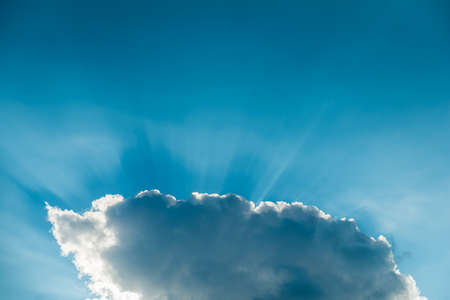 Beautiful summer sky and cloudsの写真素材