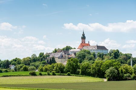 Benedictine abbey of Andechs - Panoramaの写真素材