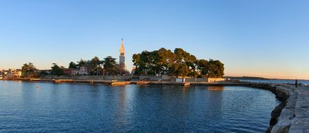 Coastal town of Novigrad on the Istria Peninsula in Croatiaの写真素材