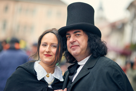 Kranj, Slovenia - February 8, 2017: PreÅ¡eren day, Slovenian Culture Day
