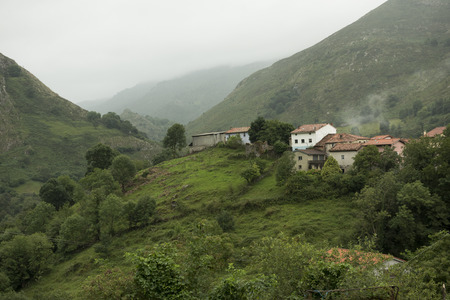 mountain villageの写真素材