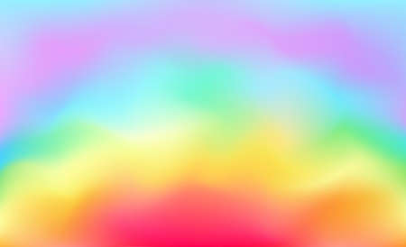 Rainbow cute sky for princess vector background.のイラスト素材