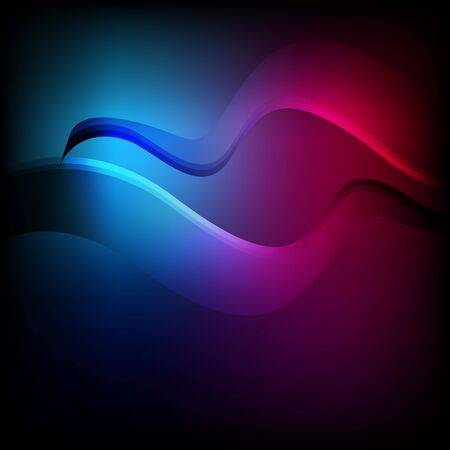 abstract background wave in modern style,vector illustrationsのイラスト素材