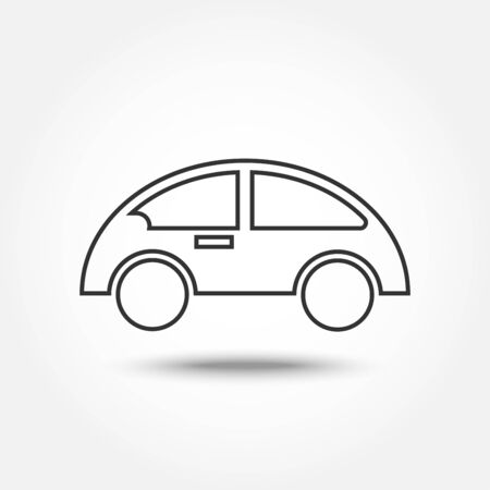 thin line icons for car,transportation,vector illustrationsのイラスト素材