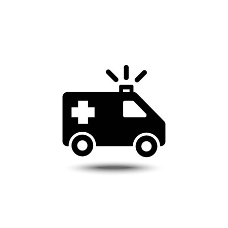 solid icons for Emergency Ambulance,vector illustrationsのイラスト素材