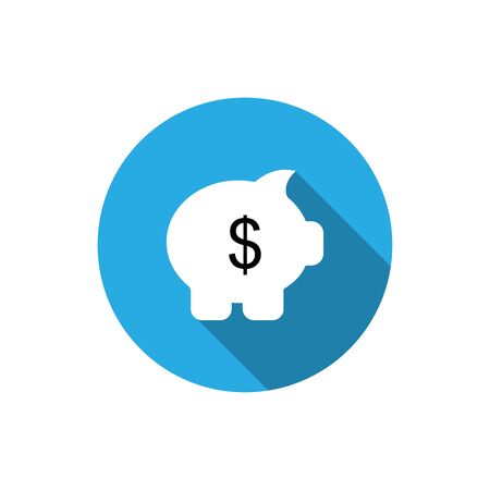flat icons for Piggy bank,vector illustrationsのイラスト素材