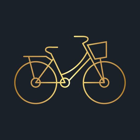 abstract background for bicycle,Gold color,vector illustrationsのイラスト素材