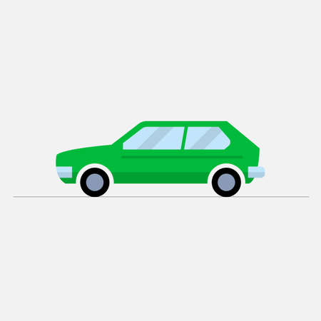 flat icons for Car side view,vector illustrationsのイラスト素材