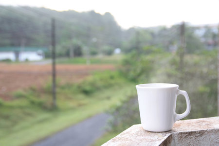 Relaxation in the countryの写真素材