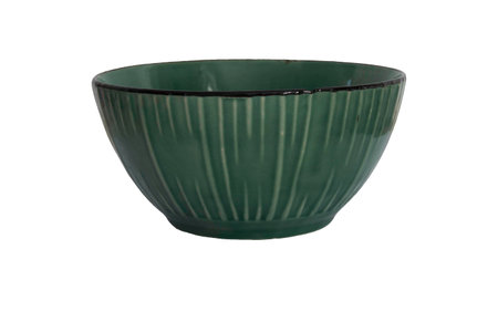 Stock Photo-Green ceramic bowlの写真素材