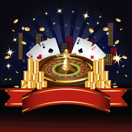 Casino backgroundのイラスト素材