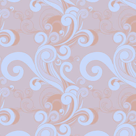 floral seamless backgroundのイラスト素材