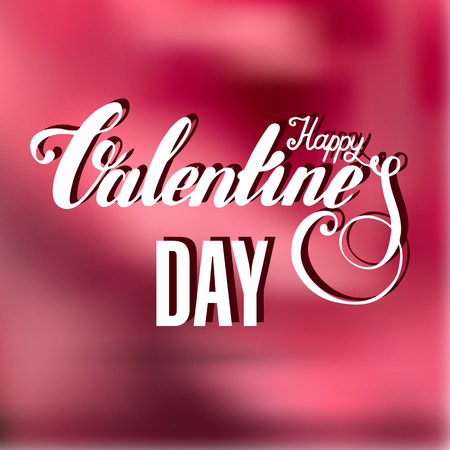 Valentines day vintage handdrawn lettering background cardのイラスト素材