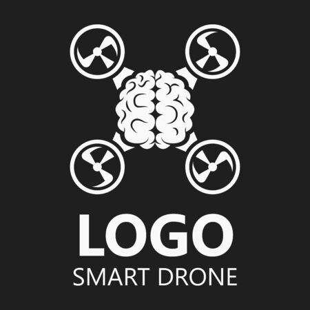 Brain icon logo badge. Vector Illustration.のイラスト素材