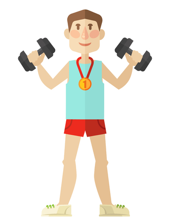 Healthy lifestyle. Vector wellness conceptのイラスト素材