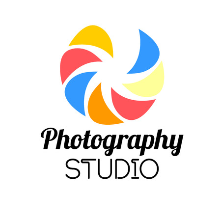 Photo studio or professional photographer templateのイラスト素材