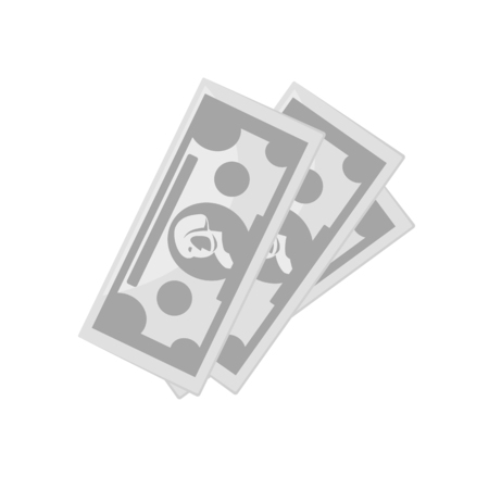 Cash paper money vector illustration.のイラスト素材