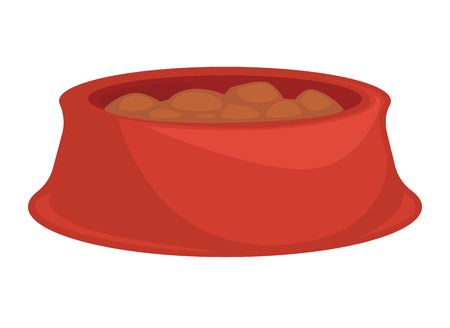 Healthy meal snack for pets.のイラスト素材